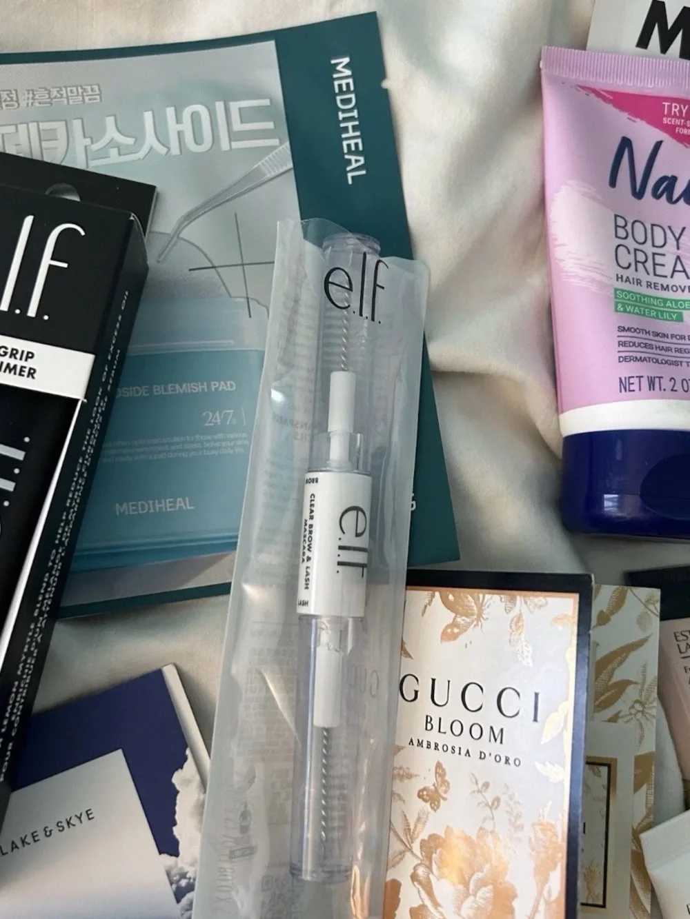 New 24 Piece Makeup Skincare Beauty Bundle Elf Rare Beauty Nair Fragrance